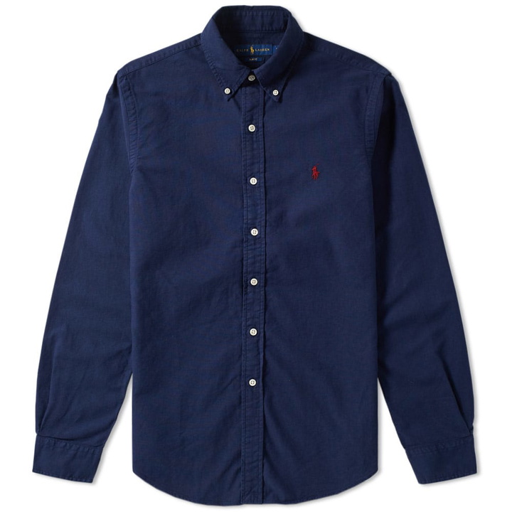 Photo: Polo Ralph Lauren Slim Fit Garment Dyed Oxford Shirt