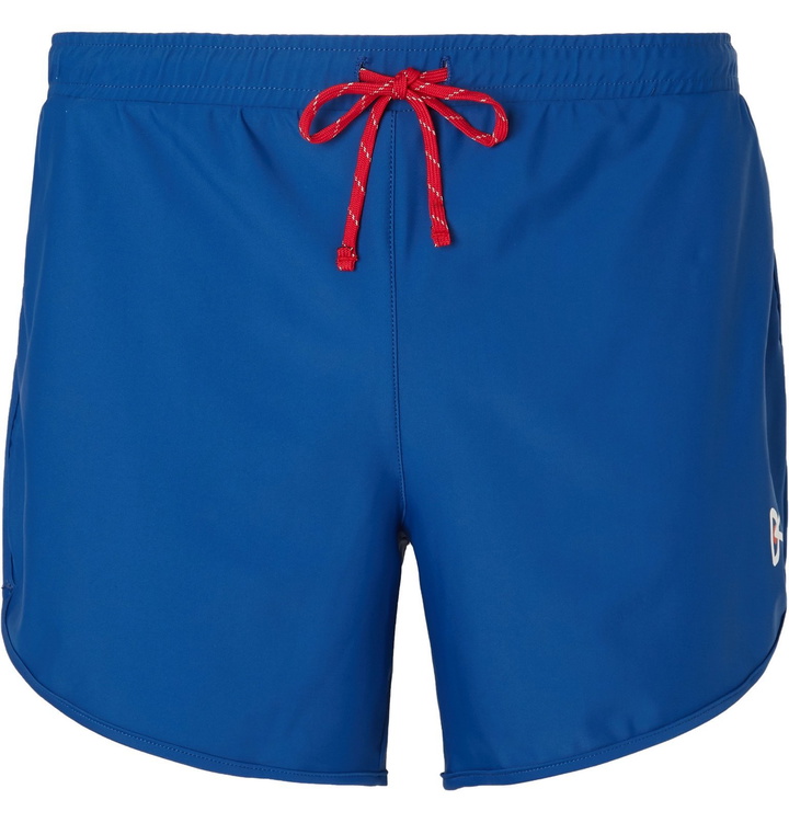 Photo: DISTRICT VISION - Spino Slim-Fit Stretch-Shell Shorts - Blue