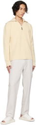 Róhe Beige Straight-Leg Jeans