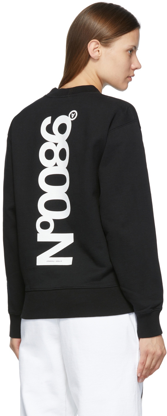 Aitor Throup’s TheDSA Black 'N.0086' Crewneck Sweatshirt