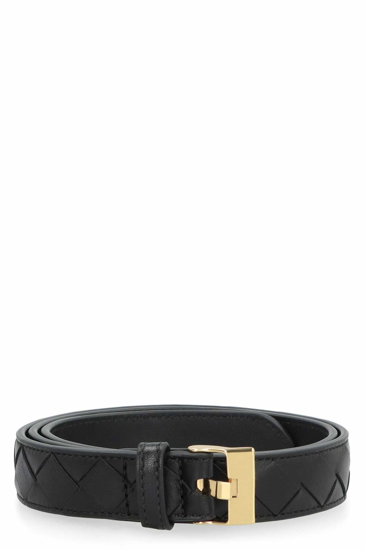 Grasp Belt in Black Bottega Veneta