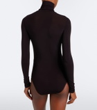 The Row Basile jersey turtleneck bodysuit
