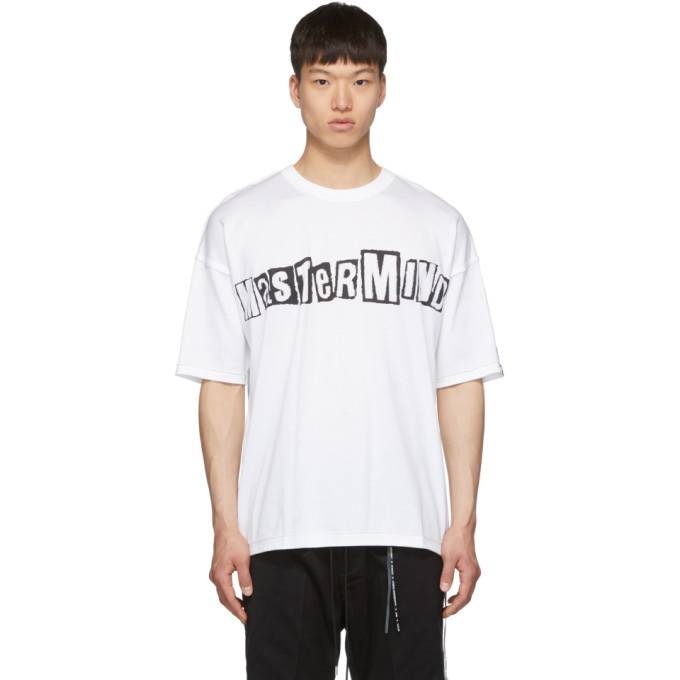 Photo: mastermind WORLD White Graffiti Logo T-Shirt