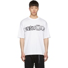 mastermind WORLD White Graffiti Logo T-Shirt