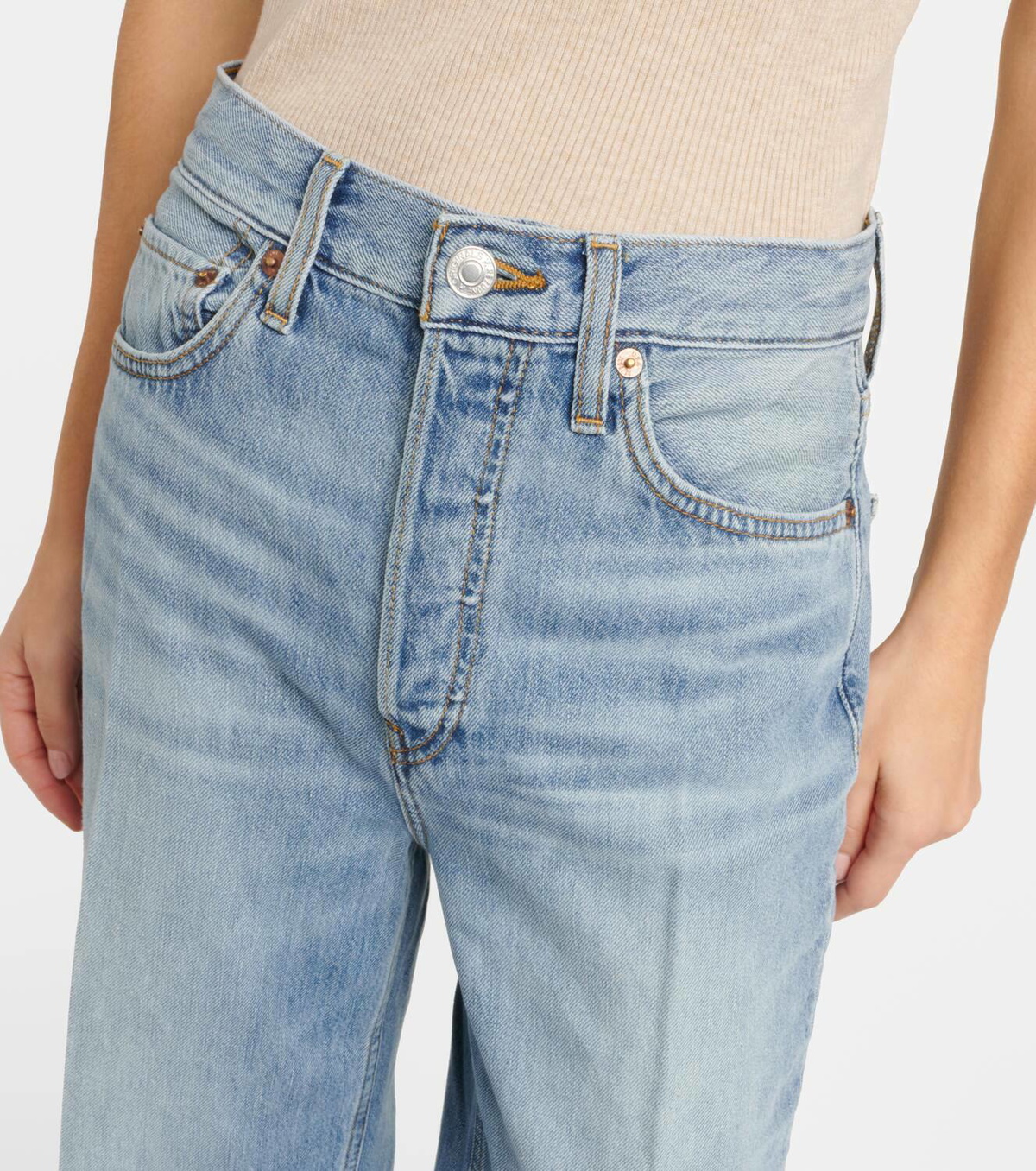 Re/Done ’70s high-rise wide-leg jeans Re/Done