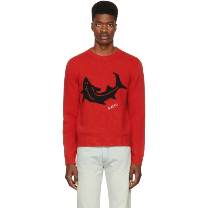 Photo: Gucci Red Shark Sweater