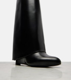 Givenchy Shark 95 leather knee-high boots