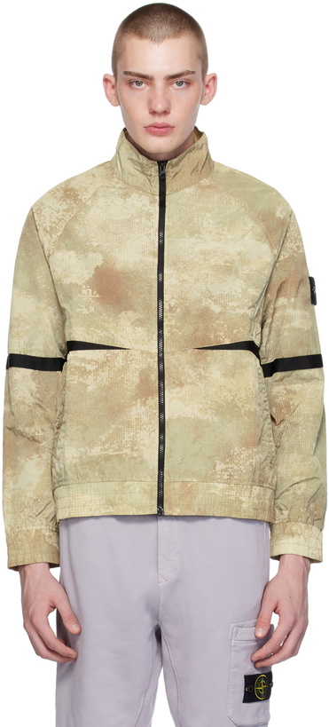 Photo: Stone Island Beige Patch Jacket