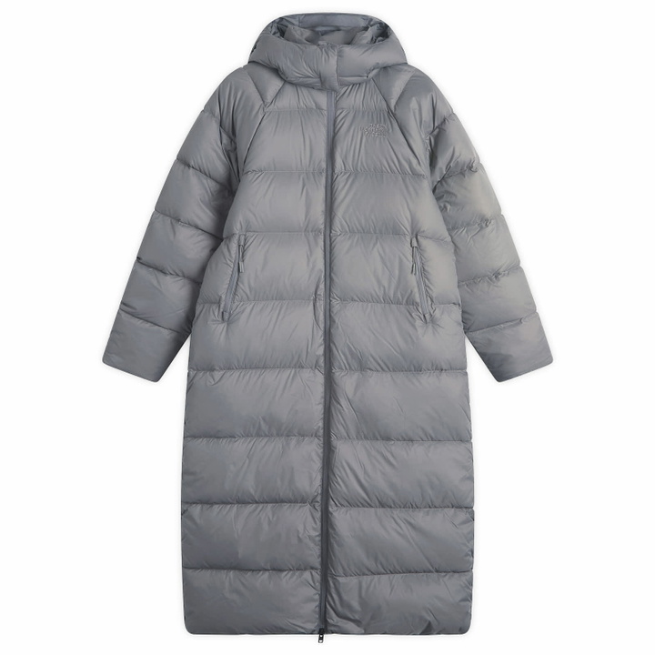 Photo: The North Face Women's Hydrenalite City Long Down Parka Jacket in Smoked Pearl