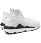 Y-3 - Saikou Suede-Trimmed Primeknit Sneakers - Men - White