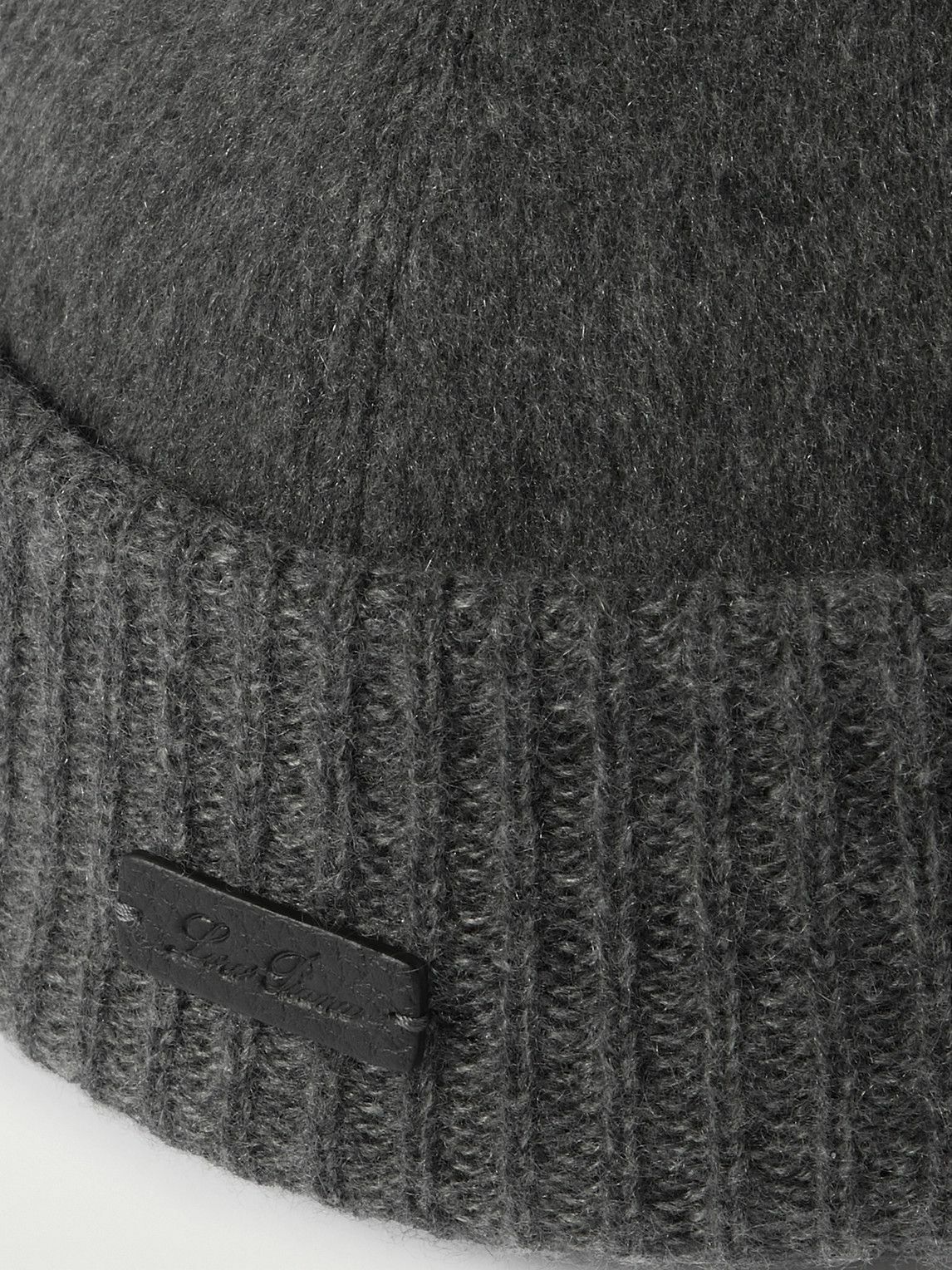 Loro Piana - Logo-Appliquéd Storm System® Cashmere Beanie - Gray