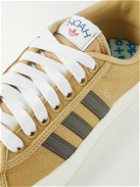 adidas Consortium - Noah Adria Leather-Trimmed Canvas Sneakers - Brown