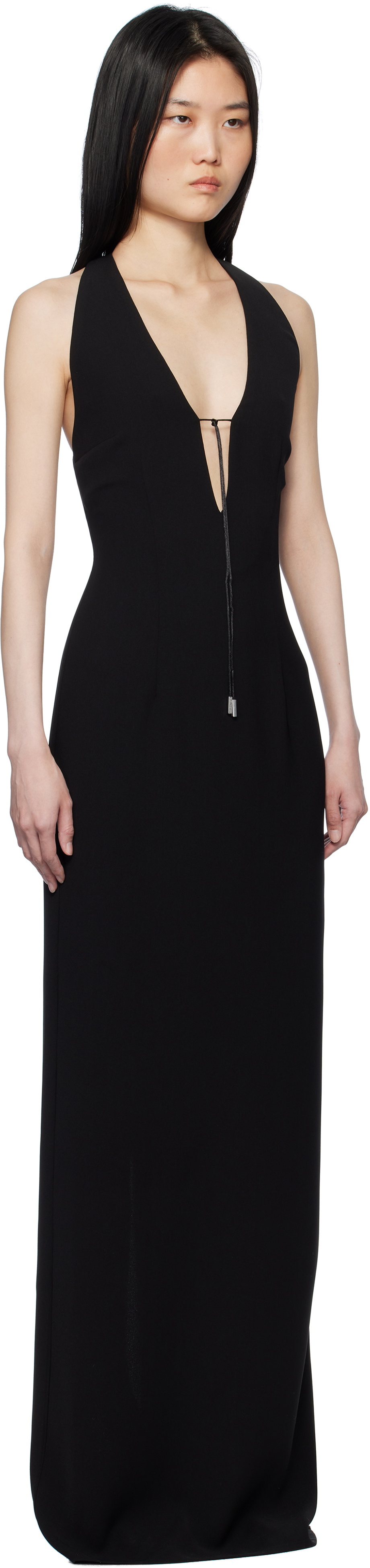 16Arlington Black Eima Maxi Dress