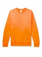 Nike - Solo Swoosh Cotton-Blend Jersey Sweatshirt - Orange