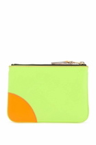 COMME DES GARCONS WALLET super fluo pouch Multicolor
