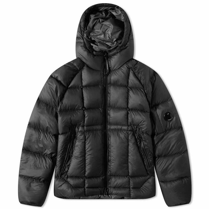 Photo: C.P. Company Men's Hooded DD Shell Down Jacket in Black