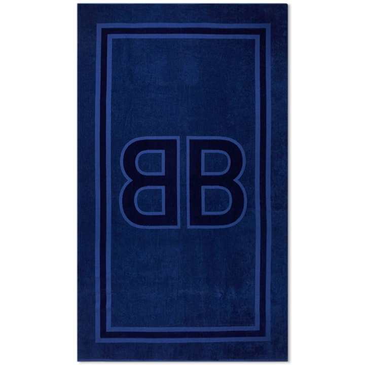 Photo: Balenciaga Logo Beach Towel