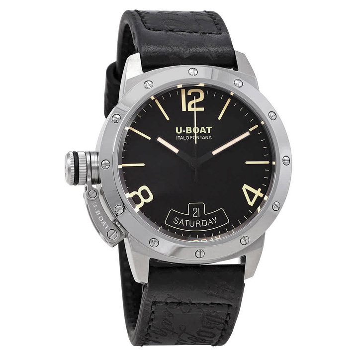 Photo: U-Boat Lefty Classico Automatic Black Dial Mens Watch 8890