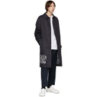Comme des Garcons Homme Navy Cotton Twill Trousers