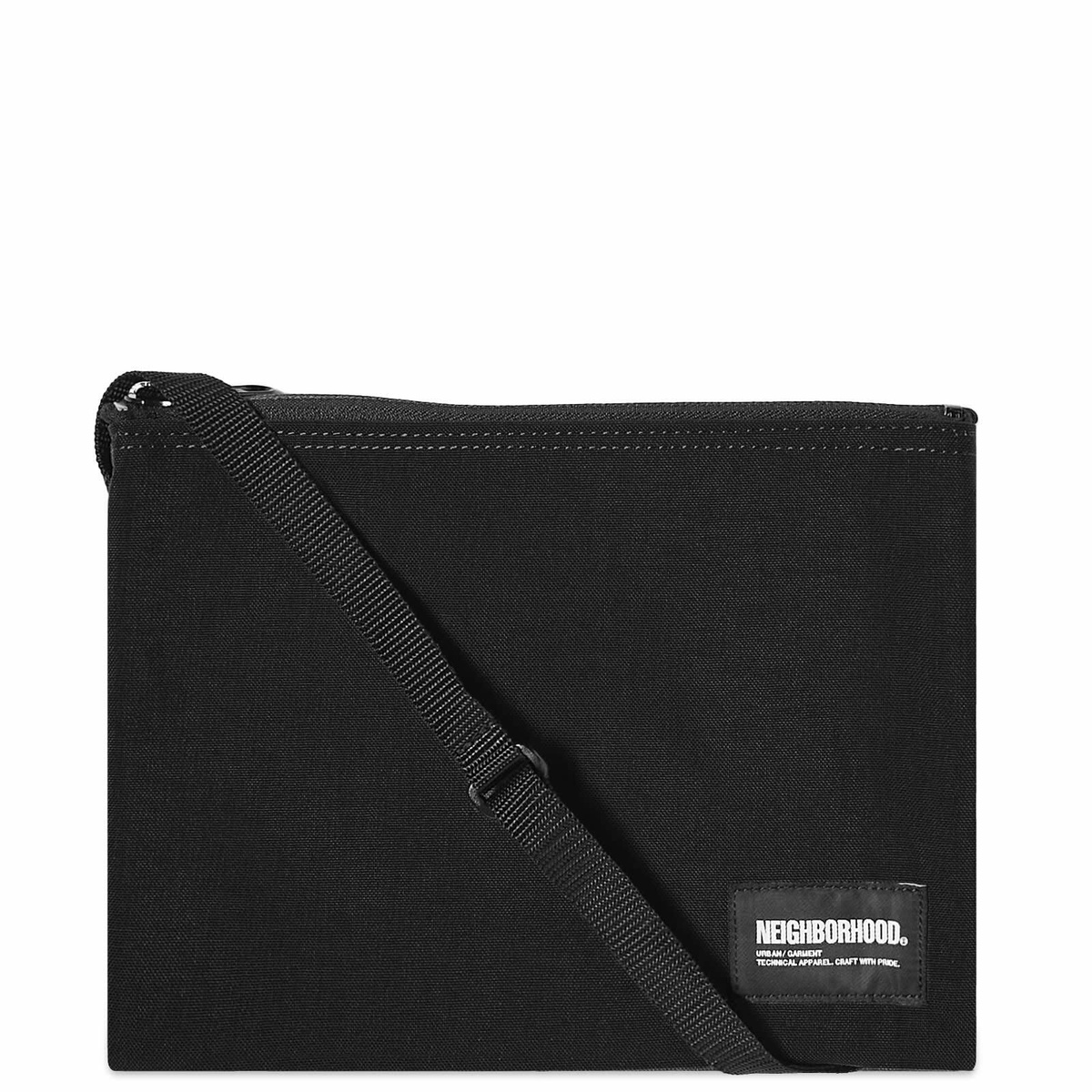 バッグ NEIGHBORHOOD MINI RECTANGLE BAG BLACK Neighborhood Men's Mini Rectangle Bag in Black Neighborhood