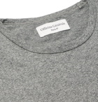 Officine Generale - Mélange Cotton-Jersey T-Shirt - Men - Gray