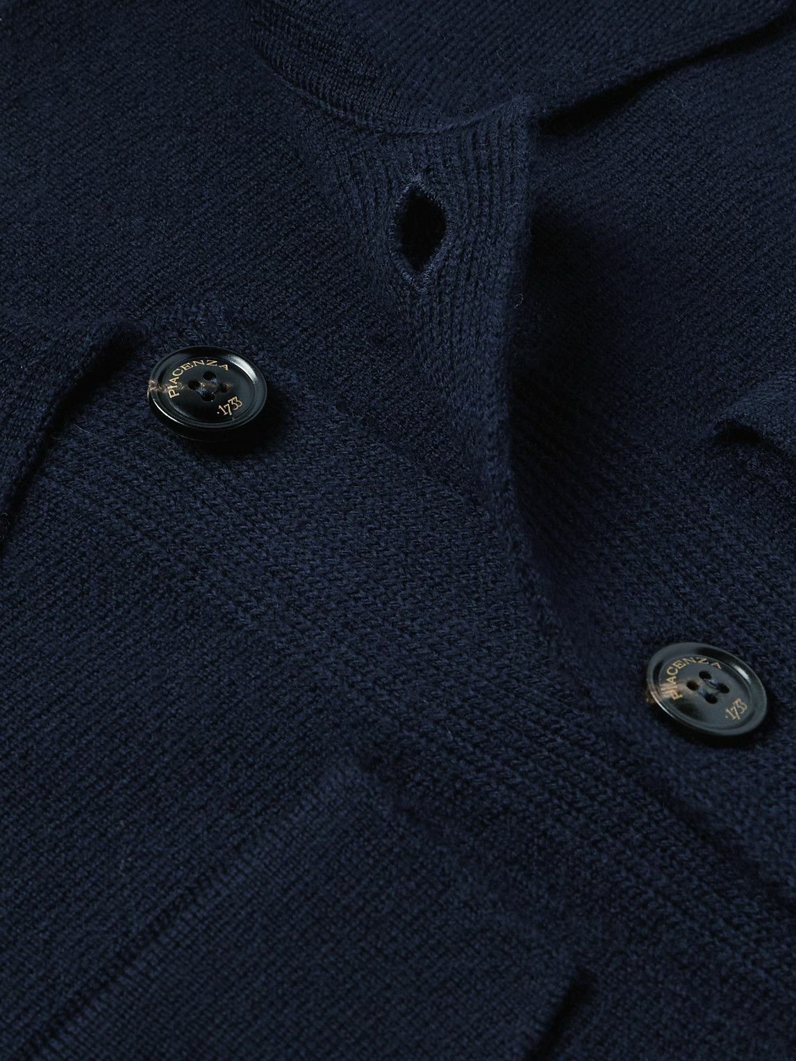 PIACENZA 1733 - Wool Overshirt - Blue