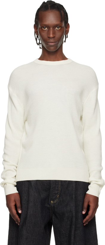 Photo: Studio Nicholson Off-White Portland Knit Sweater