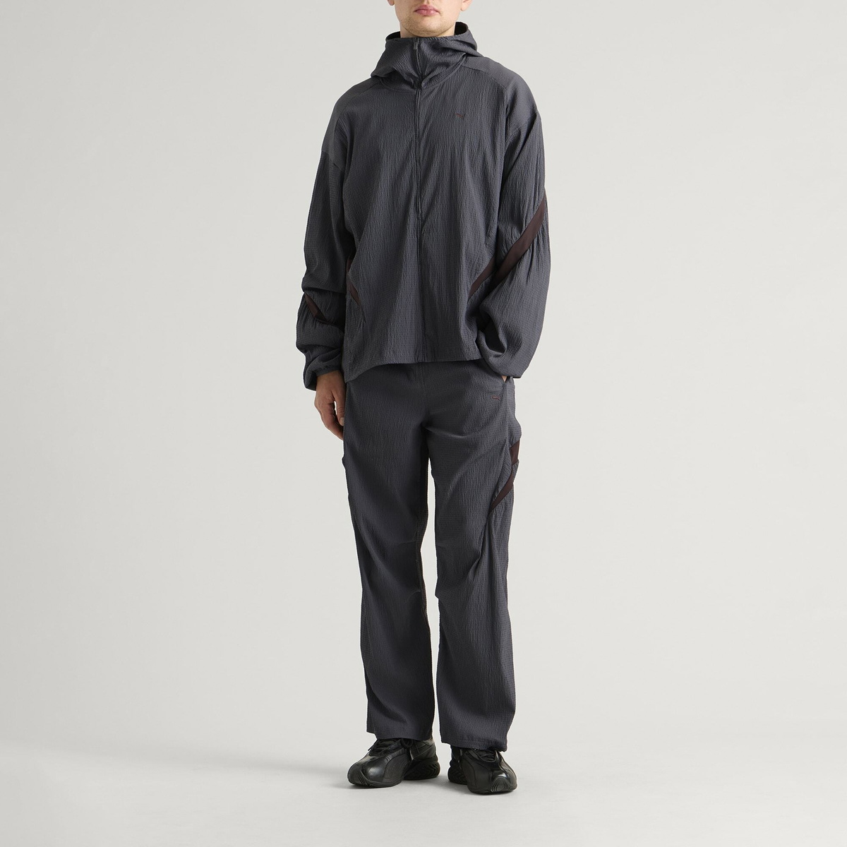 Puma Men's CLRT Track Jacket in Moody Gray