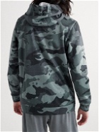 Nike Training - Camouflage-Print Therma-FIT Hoodie - Gray