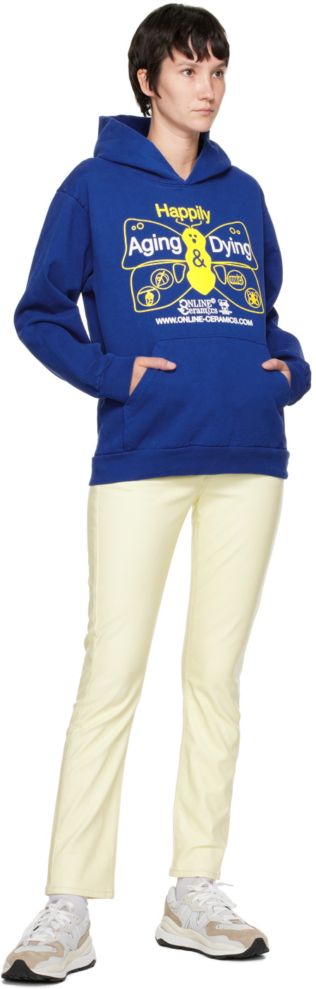 Online Ceramics Blue 'I Have Never Felt Better' Hoodie