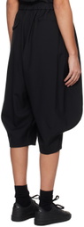 Black Comme des Garçons Black Gathered Trousers