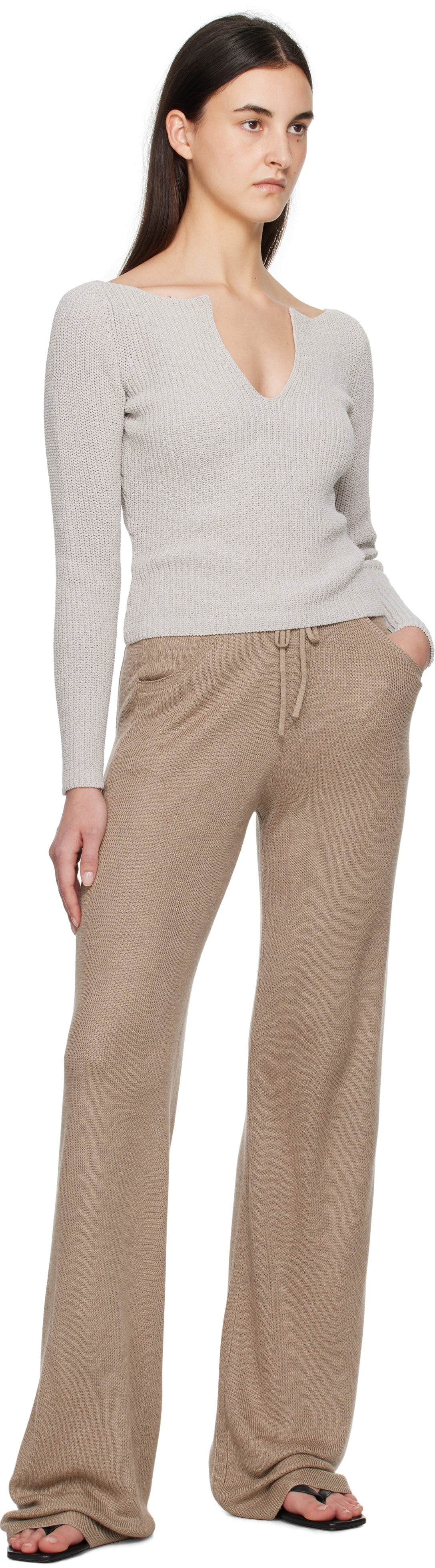 Aya Muse Gray Caeli Sweater