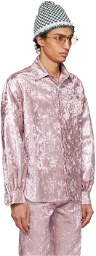 TSAU Pink Spread Collar Shirt