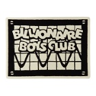 Billionaire Boys Club SSENSE Exclusive Black and Off-White Logo Rug