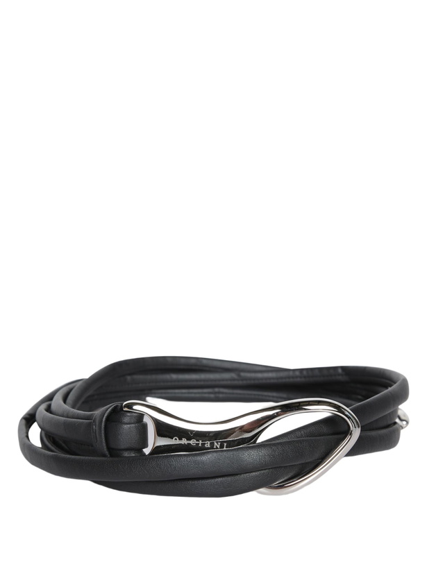 Photo: Orciani Black Leather Belt