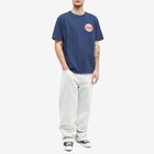 Kenzo Paris Men's Kenzo Globe T-Shirt in Midnight Blue