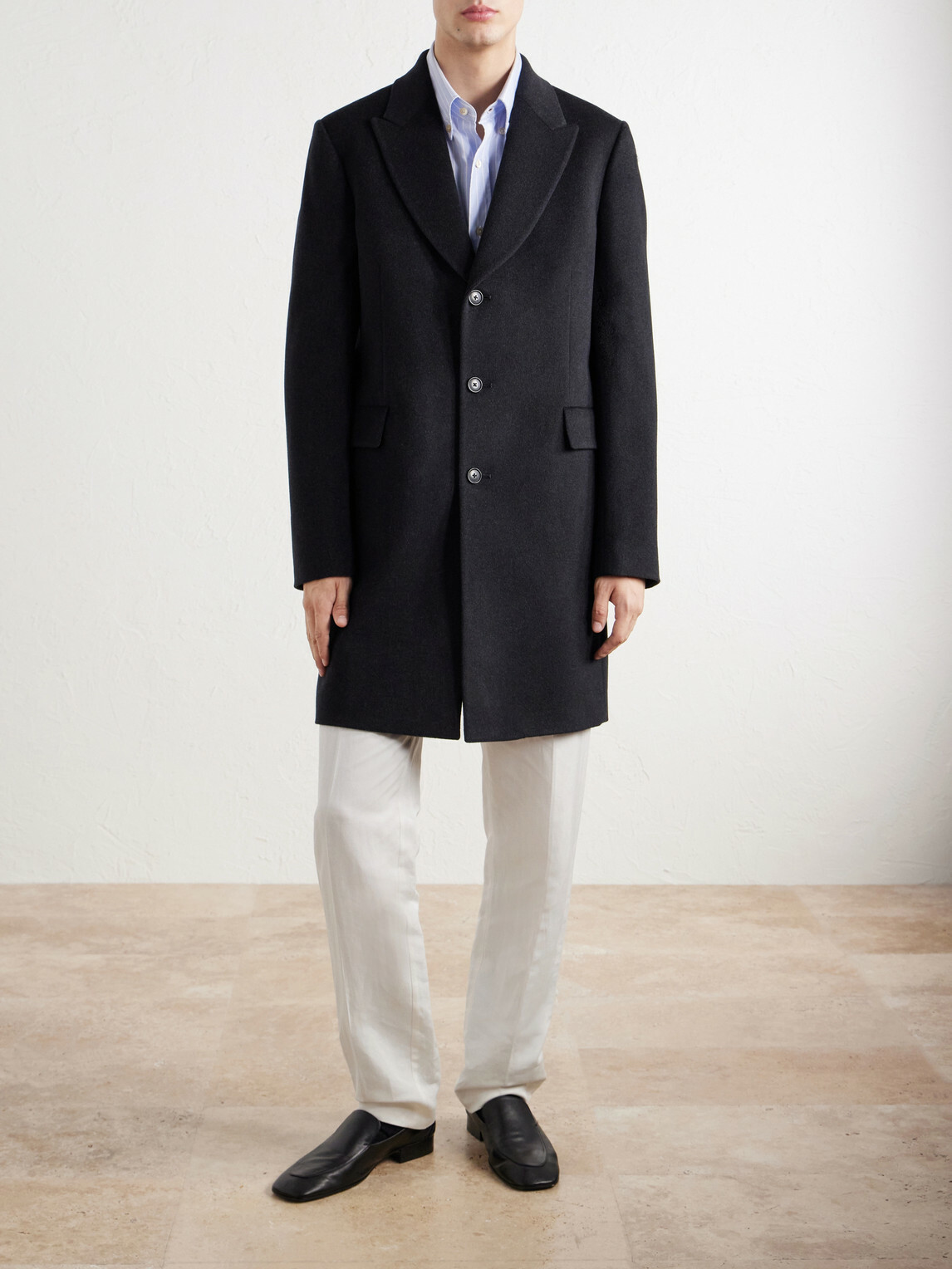 Paul Smith - Wool and Cashmere-Blend Coat - Blue