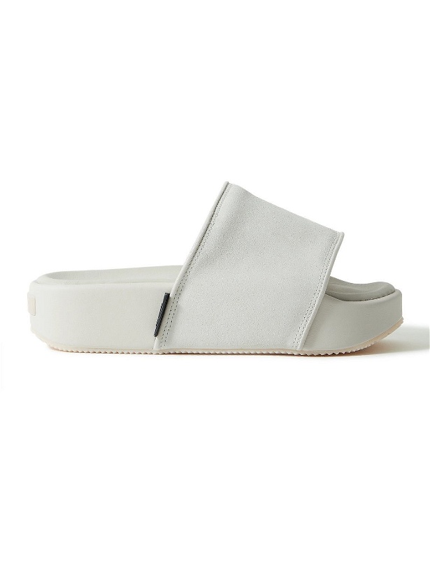 Photo: Y-3 - Suede and Leather Slides - Neutrals