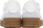 Moschino White & Gray Streetball Sneakers