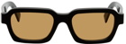 RETROSUPERFUTURE Black & Orange Caro Sunglasses