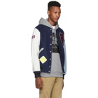 Opening Ceremony Navy Varsity Jacket