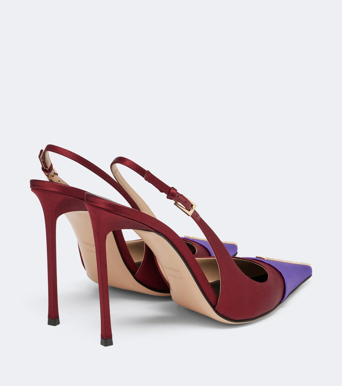 Tom Ford Satin slingback pumps