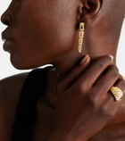 Bvlgari B.zero1 18kt gold drop earrings with diamonds
