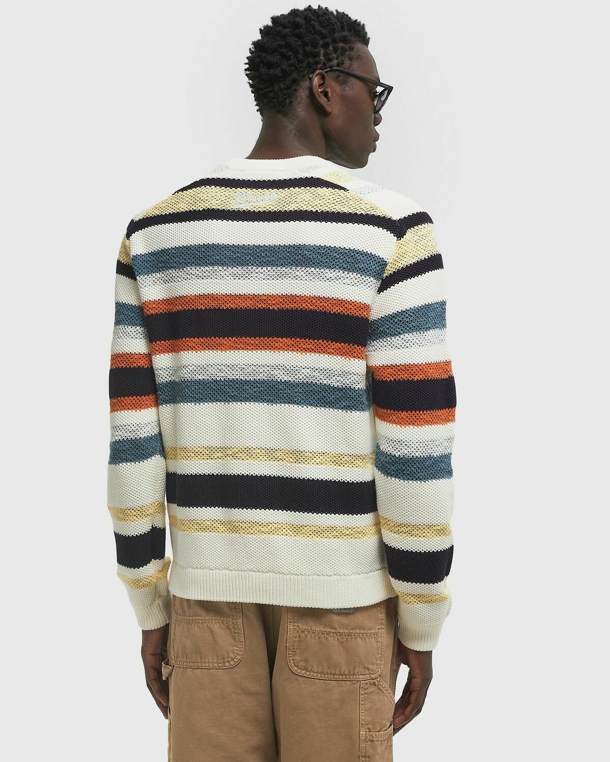 Maison Kitsune COMFORT STRIPED JUMPER Multi-color Mens Pullover