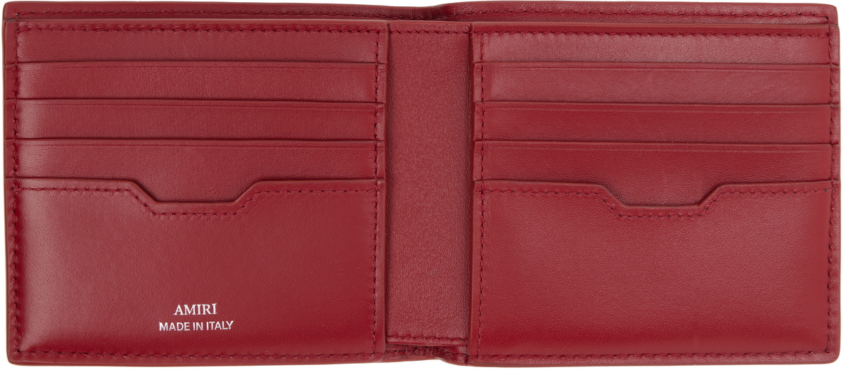 AMIRI Red Lunar New Year 'MA' Quad Leather Bifold Wallet