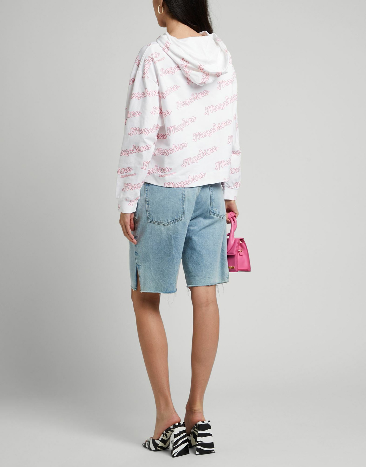 Moschino Womens Sweatshirt in White