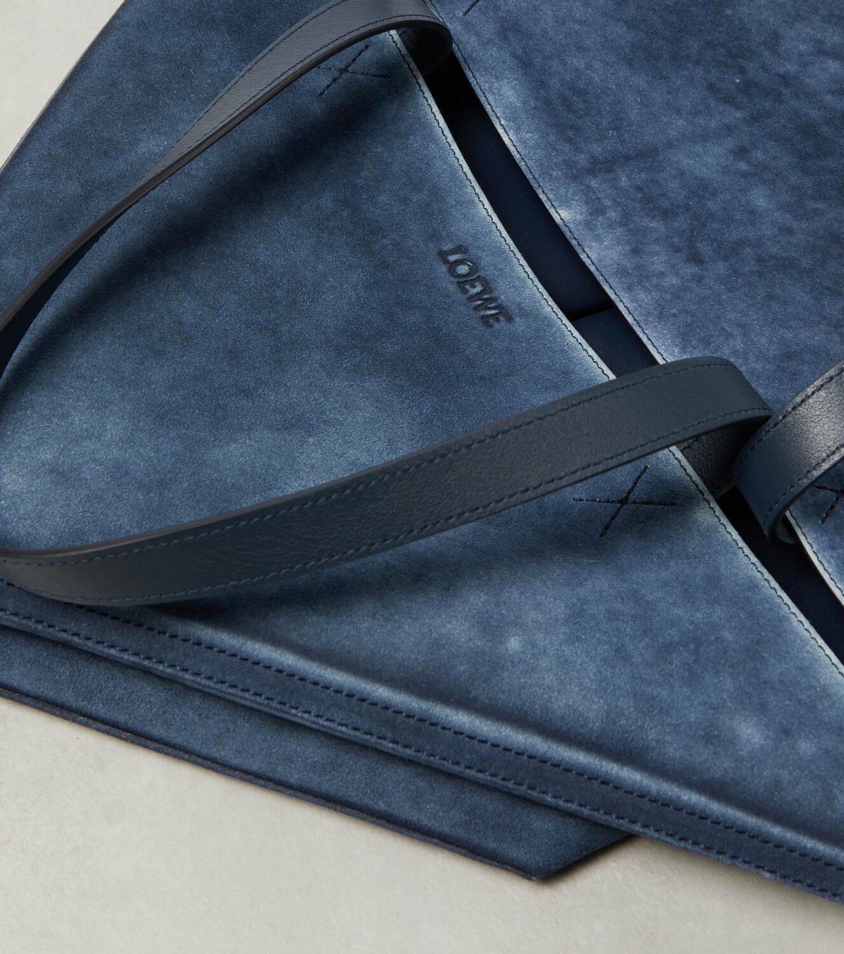 Loewe Puzzle Fold Large denim tote bag Loewe
