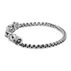 Emanuele Bicocchi SSENSE Exclusive Silver Tubular Chain Bracelet