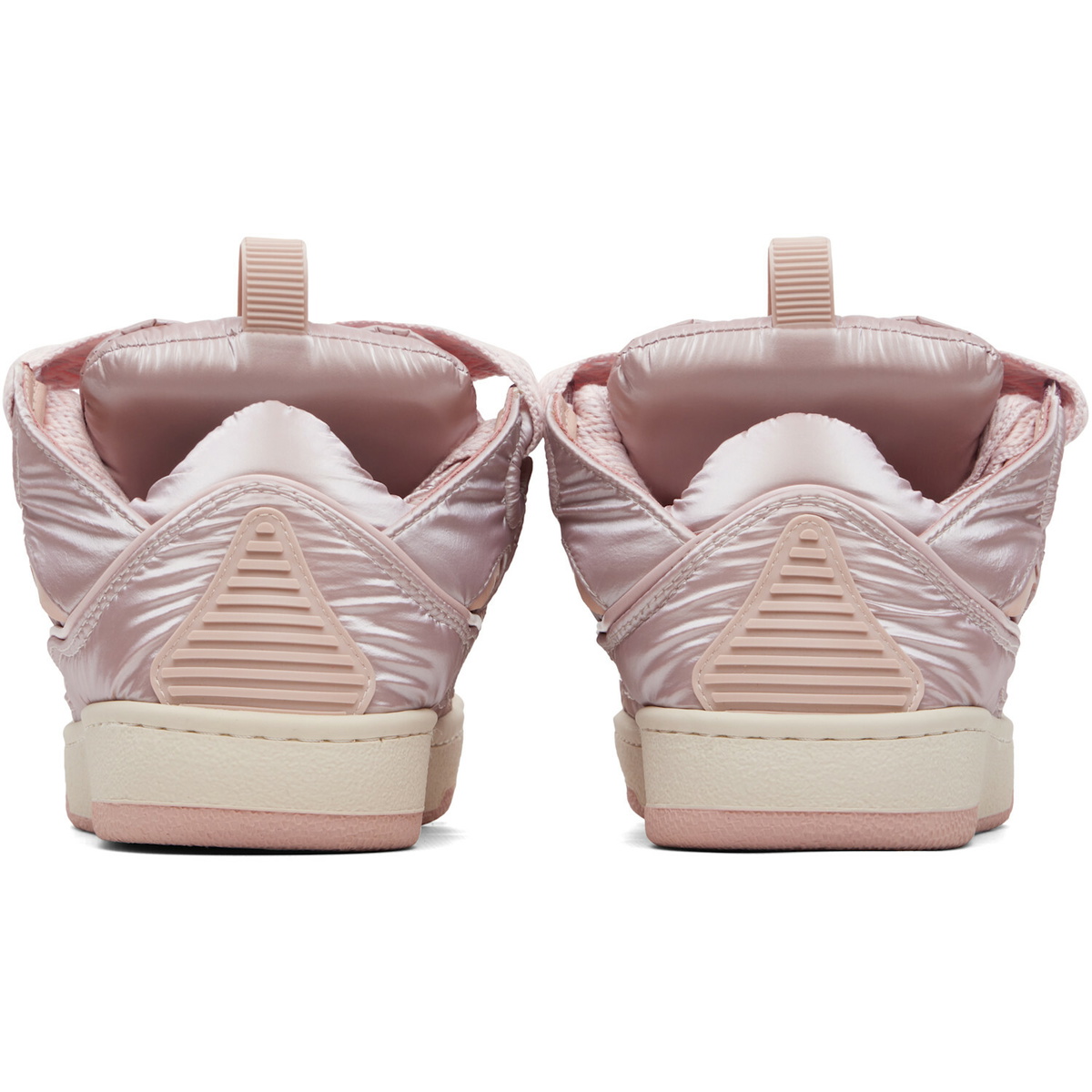 Lanvin Pink Nylon Curb Sneakers