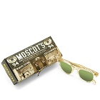 Moscot Lemtosh Sunglasses in Flesh/Caliber Green